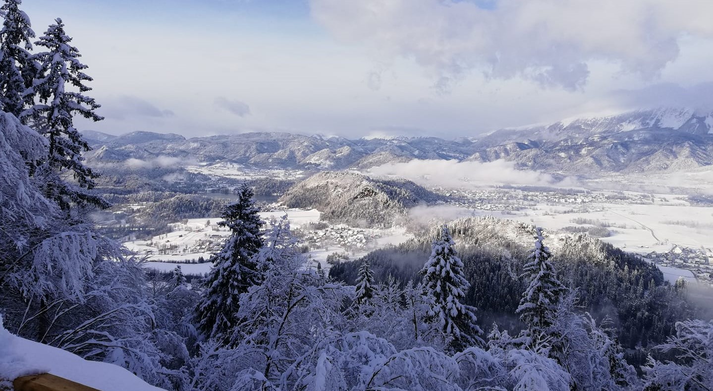 Razgled s Taleža, foto: Lovska koča Talež